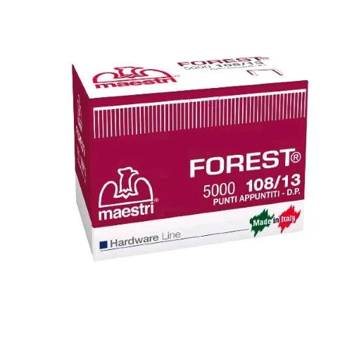 RO-MA Forest 108/13 Punti in Filo Metallico Galvanizzato Conf 5000 Pz.