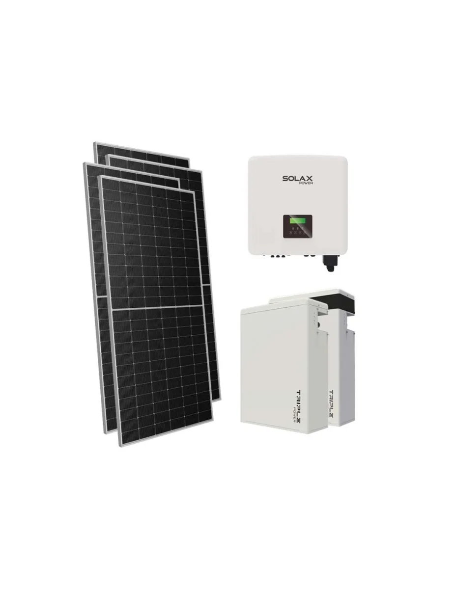 Kit fotovoltaico trifase 10710W inverter 10kW batteria al litio 11.6KWh T-BAT-H5.8 Solax Power