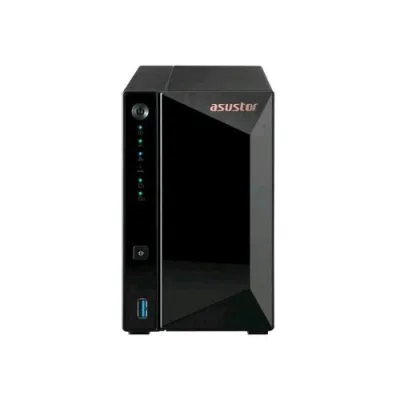 ASUStor Drivestor 2 Pro GEN2 AS3302T v2 NAS 2 Bay HDD & SSD Serial Ata III Realtek RTD1619B 1.7GHz RAM 2GB Lan: 100,1000,2500 Mbit/S Nero