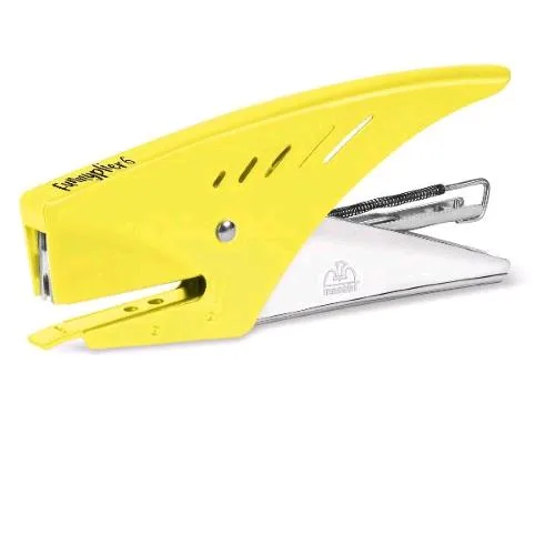 RO-MA Funnyplier 6 Cucitrice a Pinza Caricamento Posteriore Punti Serie 6 mm Capacita' 12 Fogli Colori Assortiti Pastello