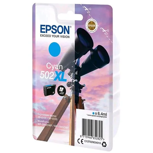Epson 502 XL Cartuccia Ink 6.4 ml Ciano