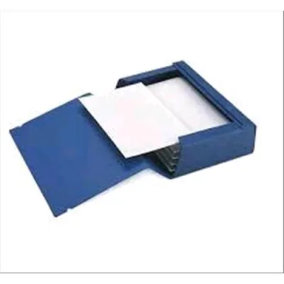 Sei Rota Big Cartella Portaprogetti in Colpan C/Bottone 350X250 mm Dorso 20 cm Col. Blu