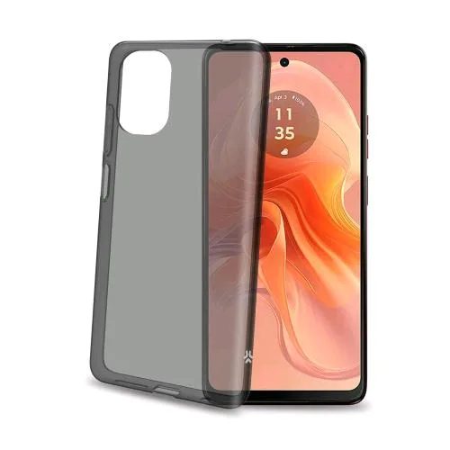 Celly Motorola E14/ G24/ G04/ G04S Cover in Morbido Tpu Nero Trasparente