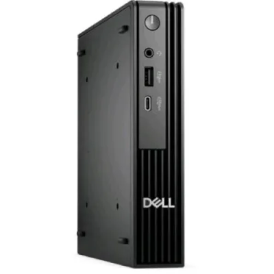 Dell Pro Micro QCM1250 Mini PC Intel Core Ultra 5 235T RAM 8GB-SSD 512GB NVMe-Intel Graphics-Wi-Fi 6E Gigabit Ethernet Bluetooth-Win 11 Prof Nero (F0CM3)