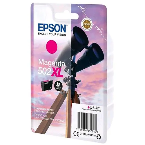 Epson 502 XL Cartuccia Ink 6.4 ml Magenta