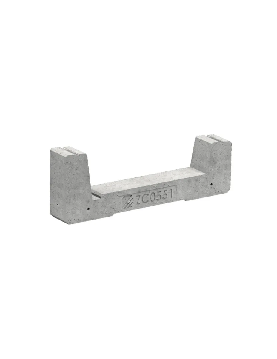 Zavorra con inclinazione 5° 51kg 3^a fila per moduli fotovoltaici - ZC0551