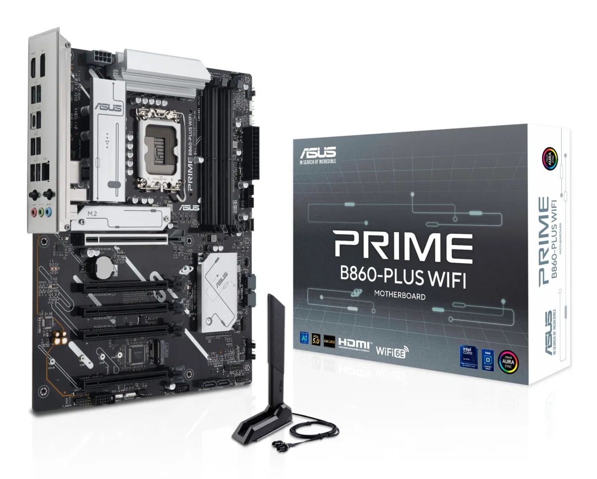 MB ASUS PRIME B860-PLUS WIFI 1851 4D5 2M2 4S3 1HD/2DP ATX