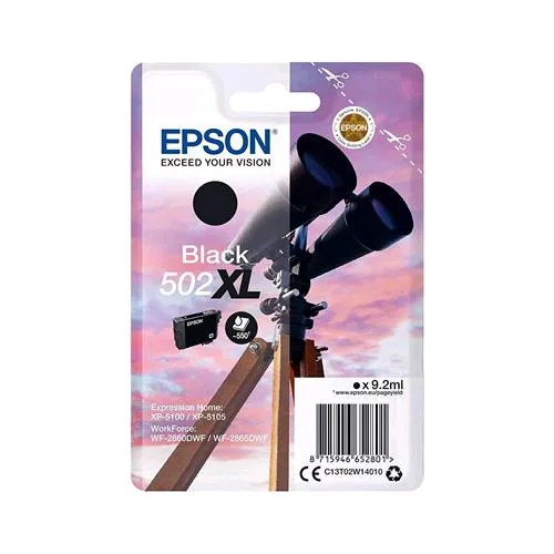 Epson 502 XL Cartuccia Ink 9.2 ml Nero