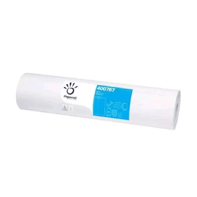 Papernet Lenzuolino Medico in Pura Cellulosa 2 Veli Rotolo da 76.65m 210 Strappi 59.51X36.5 cm Bianco Conf 6 Pz.