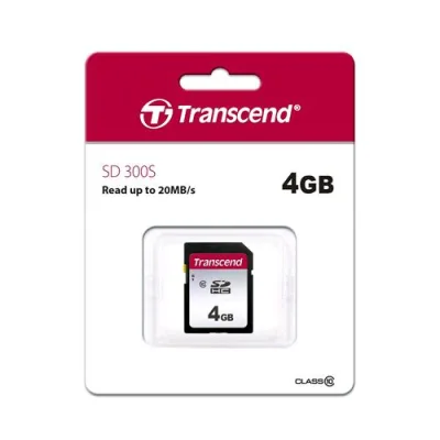 Transcend SD 300S SDHC 4GB Classe 10