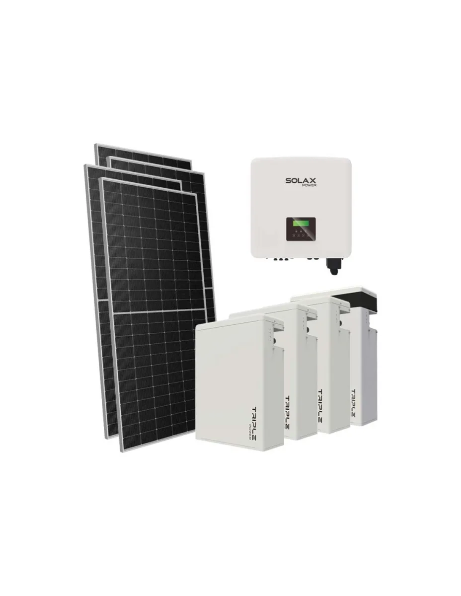 Kit fotovoltaico trifase 10710W inverter 10kW batteria al litio 23.2KWh T-BAT-H5.8 Solax Power
