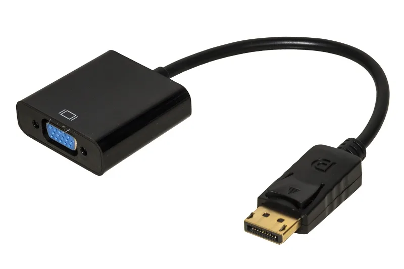 LINK LKADAT19 Adattatore Displayport a VGA M/F Nero