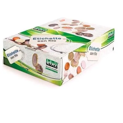 Lebez Etichette con Filo in Carta 36X53 mm Col. Bianco Conf 500 Pz.