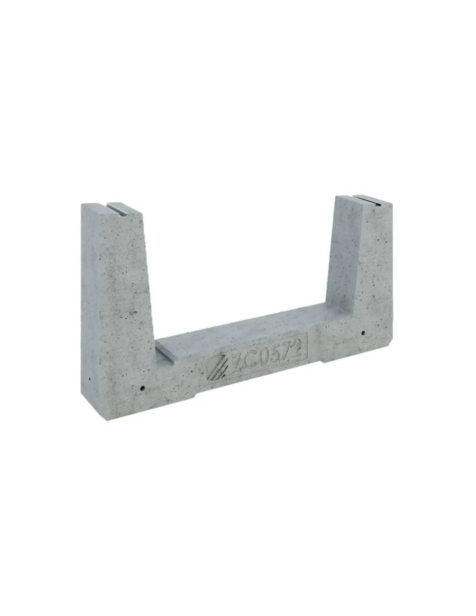 Zavorra con inclinazione 5° 72kg 5^a fila per moduli fotovoltaici - ZC0572