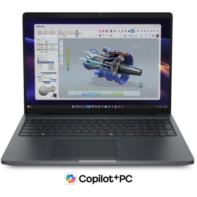 Dell Pro Precision 5 16 PW516261 ai Workstation Mobile Copilot+ PC 16" Full HD+ Intel Core Ultra 7 366H RAM 32GB-SSD 1TB NVMe-Nvidia RTX Pro 500 Blackwell 6GB-Wi-Fi 7 Tri-Band + Gigabit LAN-Win 11 Prof Nero (DX5W2)