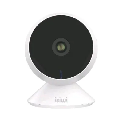 Isiwi Ring Telecamera IP Wireless HD 1080P 2MPX Rilevazione di Movimenti e Suoni Anomali Audio Bidirezionale Baby Monitor con Visione Notturna Bianco