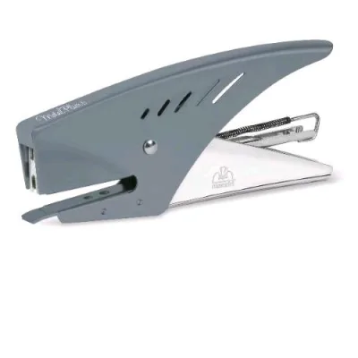 RO-MA Metalplier 6 Cucitrice a Pinza Caricamento Posteriore Capacita' 10 Fogli Punti Serie 6 Grigio