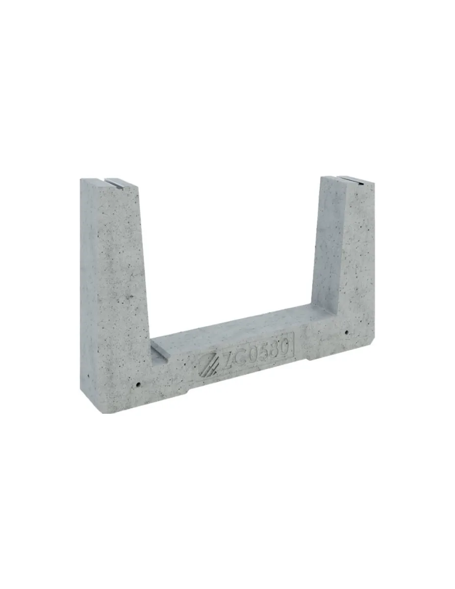 Zavorra con inclinazione 5° 80kg 6^a fila per moduli fotovoltaici - ZC0580