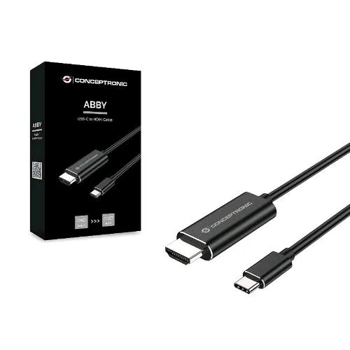 Conceptronic Cavo e Adattatore Video USB-C To HDMI 2m Black