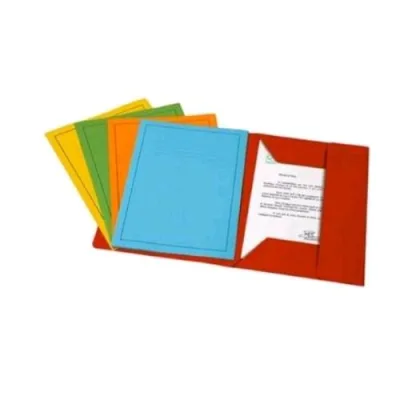 Fraschini Cartella 3 Lembi + Stampa 250X350 mm 200g Giallo Conf 25 Pz.