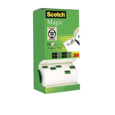 3M Scotch 810 Magic Nastro Adesivo 19MMX3M Conf. 14 Pz.