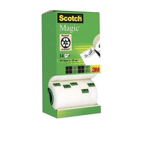 3M Scotch 810 Magic Nastro Adesivo 19MMX3M Conf. 14 Pz.