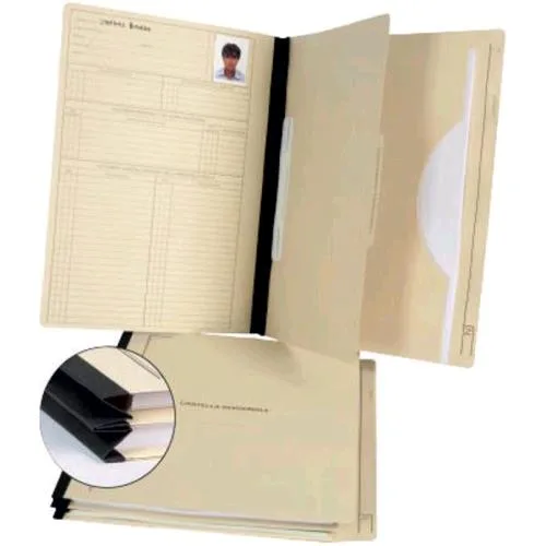 Fraschini Cartella del Personale a Libro in Cartone 315X265 mm Sabbia Conf 5 Pz.