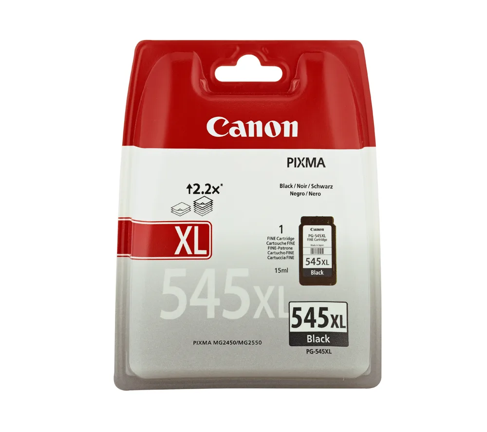 INK CANON PG545XL K PIXMA MG2450/2550 15ML CARTONE