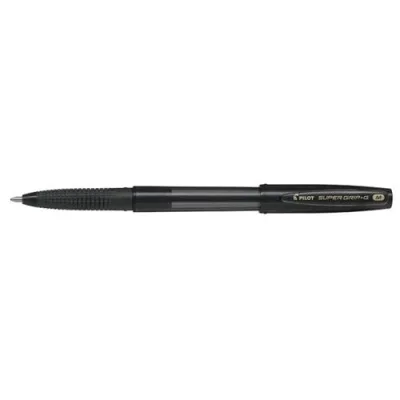 Pilot Supergrip G Penna a Sfera Nero Punta Conica 1mm Conf 12 Pz.