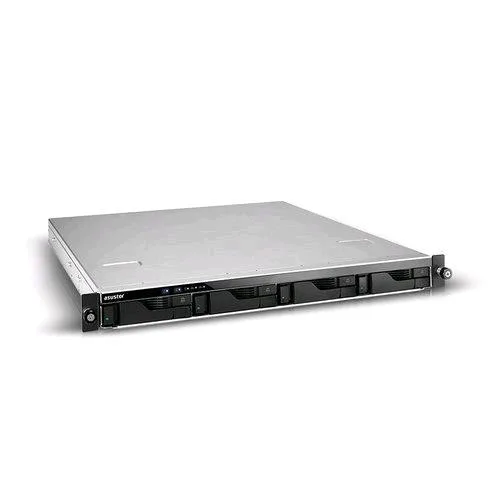 Asustor Lockerstor 4RD NAS Chassis Rack 1U Atom C3538 2.1GHz RAM 8GB-4 Bay HDD/SSD 2.5"/3.5" Grigio