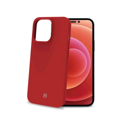 Celly Apple iPHONE 14 Pro Cover in Tpu Soft Touch Red