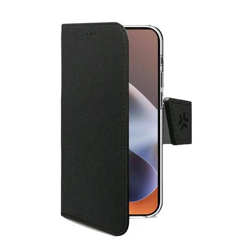 Celly Motorola Moto G86/86 Power Custodia a Libro in Similpelle Funzione Stand Integrata Taschine Interne Portadocumenti Nero
