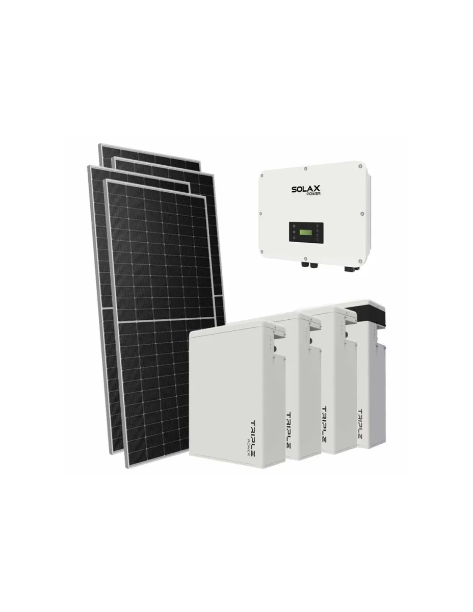 Kit fotovoltaico trifase 20230W inverter 20kW batteria al litio 23.2KWh T-BAT-H5.8 Solax Power