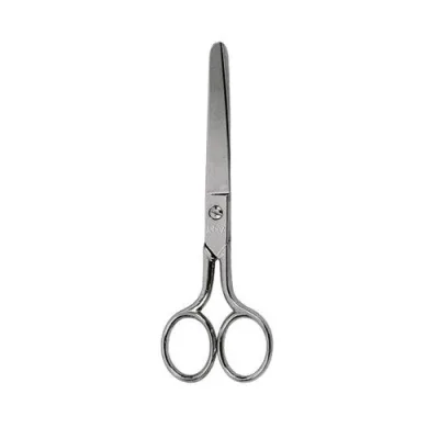 Lebez Forbice in Acciaio a Punta Tonda 15 cm Colore Grigio