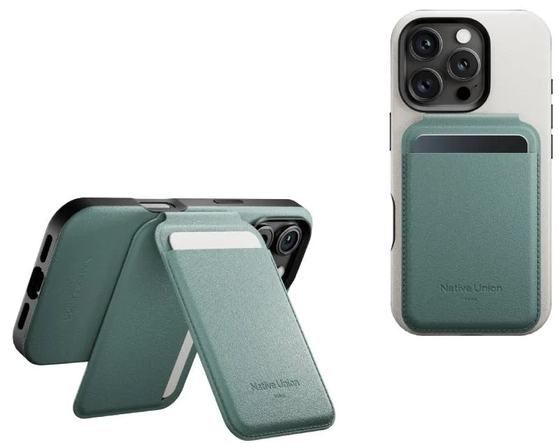 ACTIVE WALLET STANDMAGNETIC-GREEN MAGNETIC - GREEN