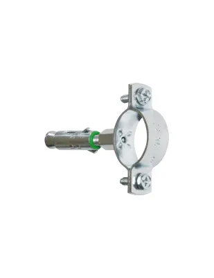 Kit collare laterale M8 per controvento 25x25 Zn - KZCLM8