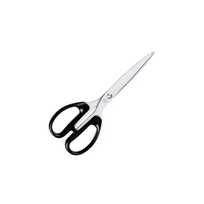 Lebez Forbice Lama Acciaio Impugnatura in Abs 21 cm Colore Nero