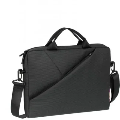 Prodotti Compatibili Riva Case Borsa a Tracolla per Notebook da 13.3" in Poliestere Colore Grigio
