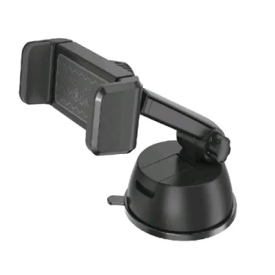 Celly Mount Ext Supporto Universale Auto per Smartphone fino a 6.5" con Ventosa per Parabrezze Cruscotto Scrivania Nero