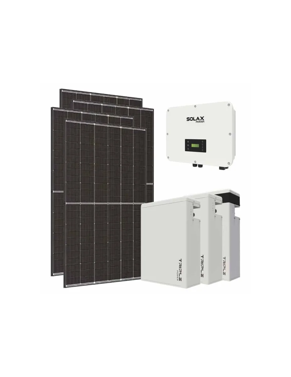 Kit fotovoltaico trifase 20020W inverter 20kW batteria al litio 17.4KWh T-BAT-H5.8 Solax Power