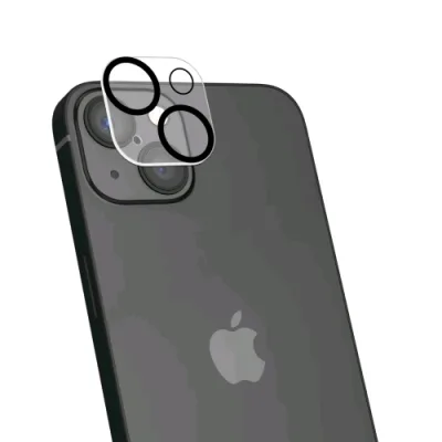 Celly Apple iPHONE 15 / 15 Plus Cameralens Protezione per Fotocamere in Vetro Temperato Trasparente
