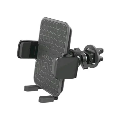 Celly Mountvent Plus Supporto Auto Universale per Smartphone Dotato di Clip per Fissaggio alla Bocchetta di Areazione Nero