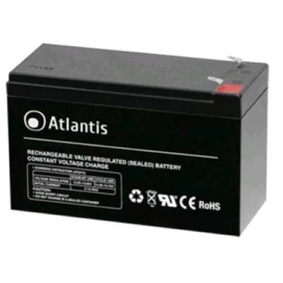 Atlantis Land Atlantis A03-BAT12-9.0A Batteria Ermetica al Piombo 12V 9AH per Uso Antifurti Sirene