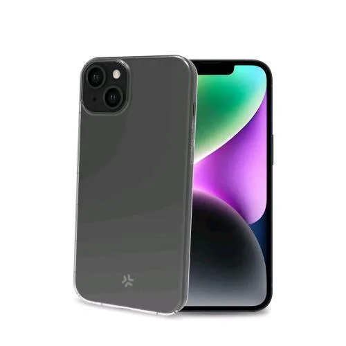 Celly Apple iPHONE 15 Cover Hexagel in Tpu + Policarbonato Trasparente