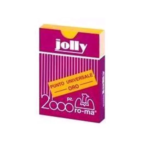 RO-MA Punti Metallici Jolly Oro 6/4 mm Confezione 10.000 Punti