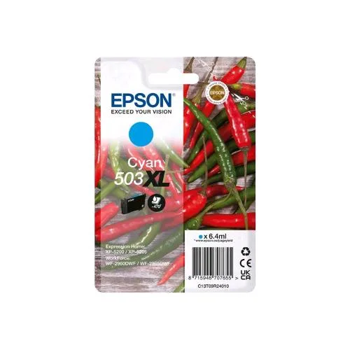 Epson 503 XL CARTUCCIA INK CIANO 6.4 ML per EPL 5200; RIP Station 5200; WorkForce WF-2960