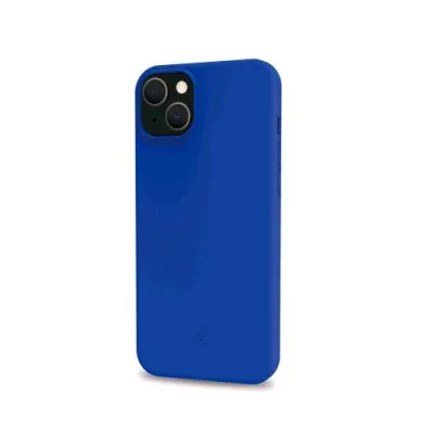 Celly Apple iPHONE 15 Cover in Morbido Tpu con Finiture Soft Touch Blu