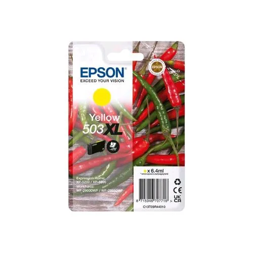 Epson 503 XL CARTUCCIA INK GIALLO 6.4 ML BLISTER CON ALLARME per EPL 5200; RIP Station 5200; WorkForce WF-2960