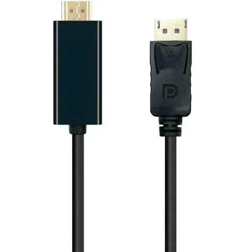Nilox Adattatore da Displayport Ad HDMI 2.0 Maschio/Maschio 2 m Nero