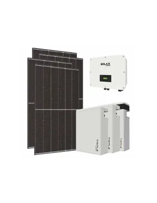 Kit fotovoltaico trifase 20250W inverter 20kW batteria al litio 17.4KWh T-BAT-H5.8 Solax Power